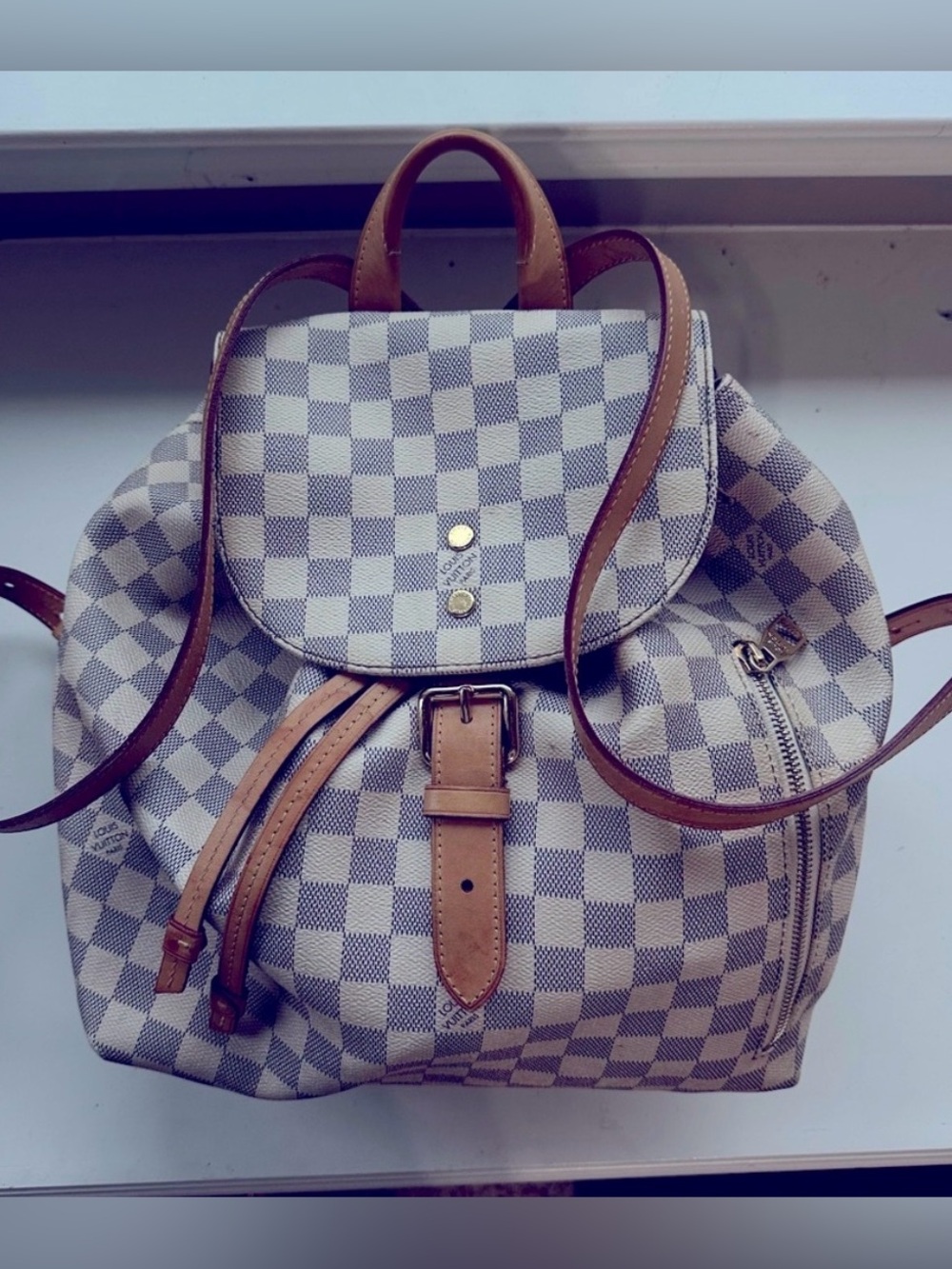 Louis Vuitton Damier Azur Sperone Backpack